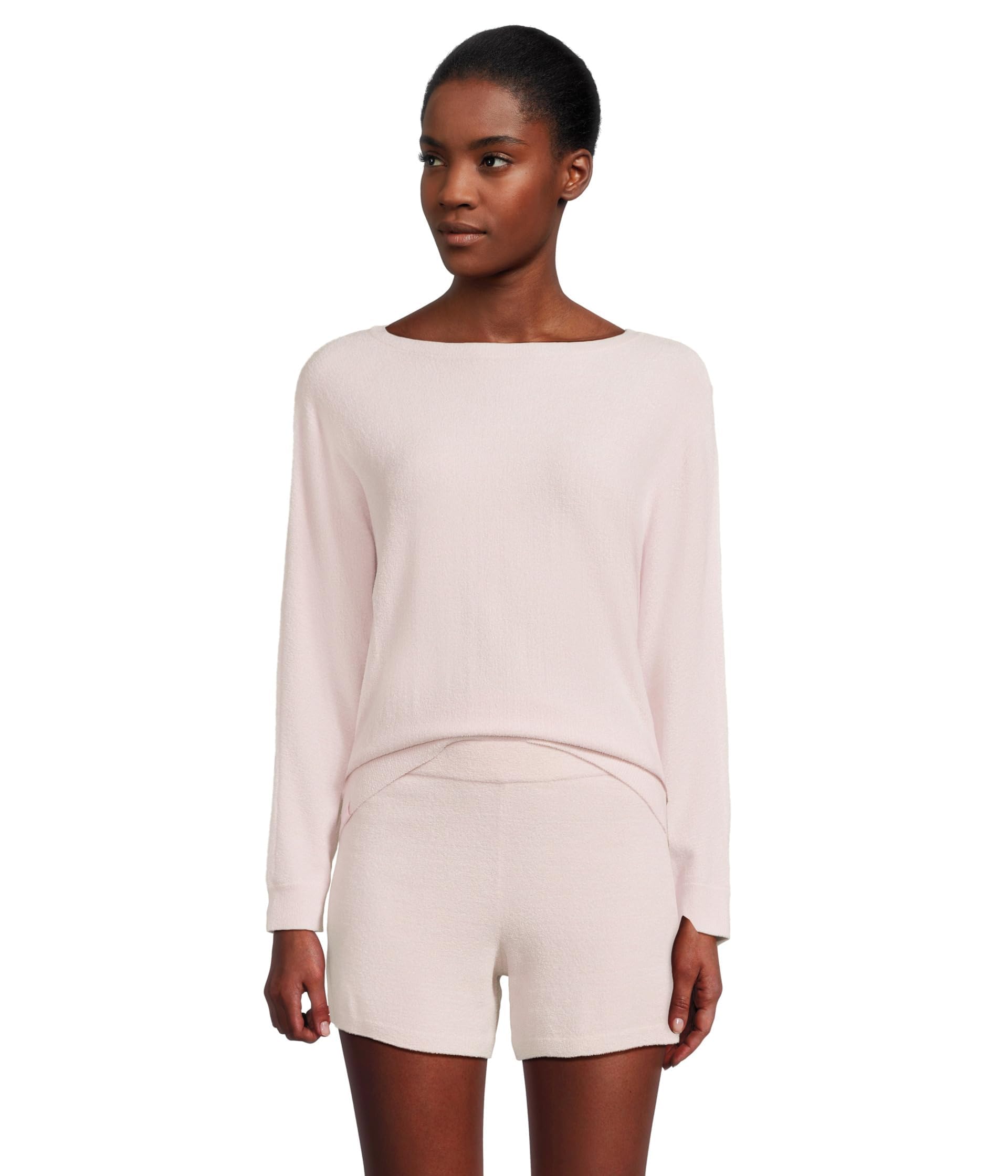 Barefoot Dreams® CozyChic Ultra Lite® Boatneck Pullover & Short Set