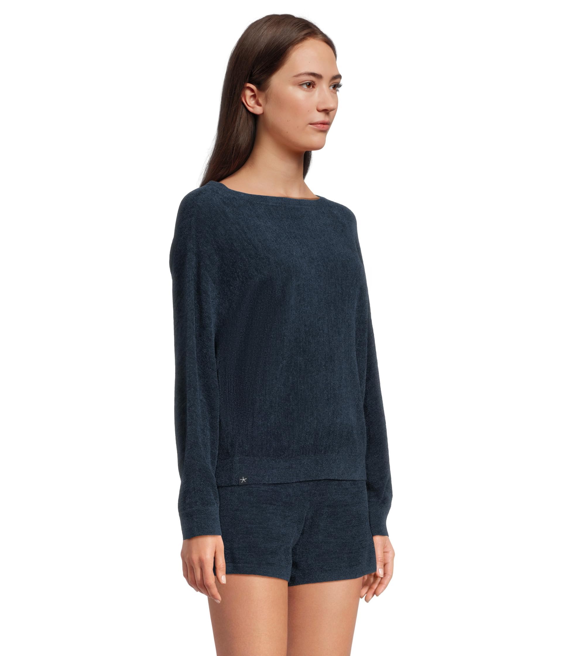 Barefoot Dreams® CozyChic Ultra Lite® Boatneck Pullover & Short Set