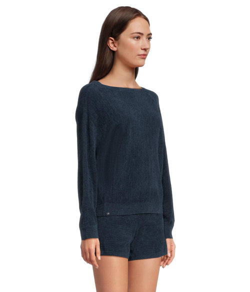 Barefoot Dreams® CozyChic Ultra Lite® Boatneck Pullover & Short Set